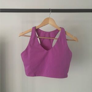 Women’s size medium, Gap Fit fuchsia tank bra.
